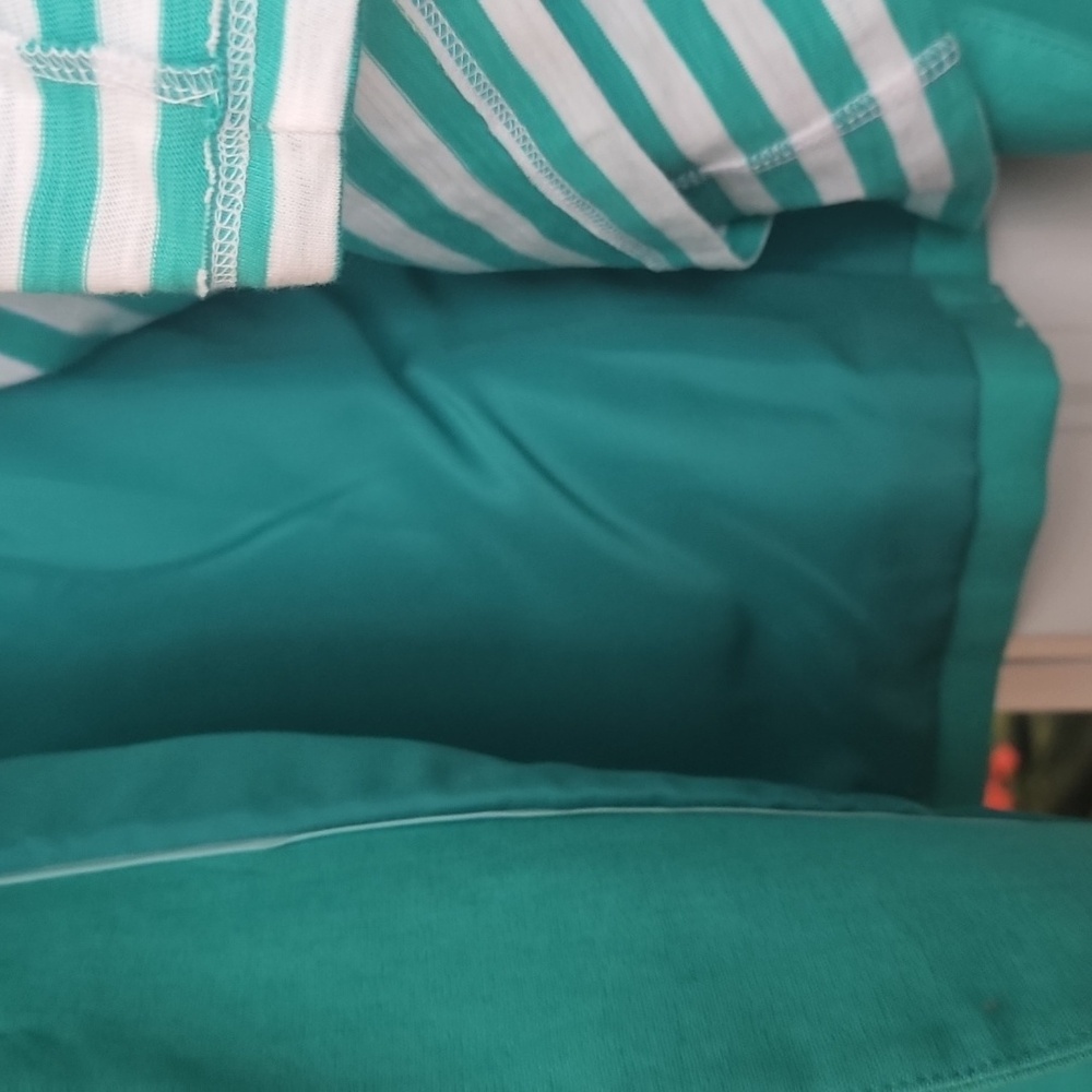J. Crew Vibrant Green Blazer With Free Stripped Tank To Match. Linen Blazer - Picture 7 of 9
